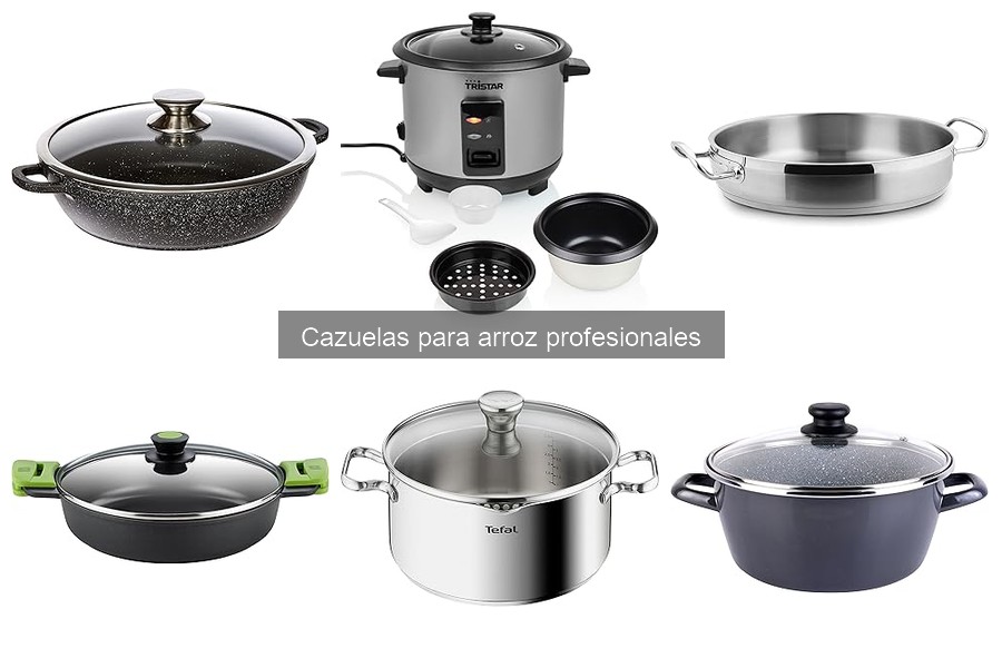 Comparativa: cazuelas de acero inoxidable vs cerámica para arroz