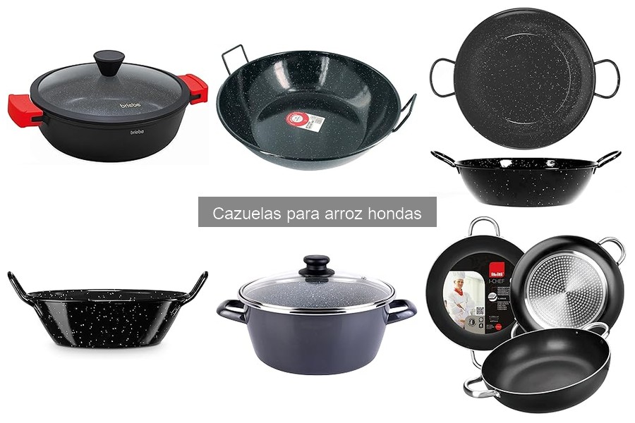 Comparativa: Cazuelas hondas vs Sartenes para arroz