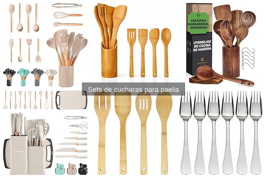 Comparativa: cucharas de madera vs. acero para paella