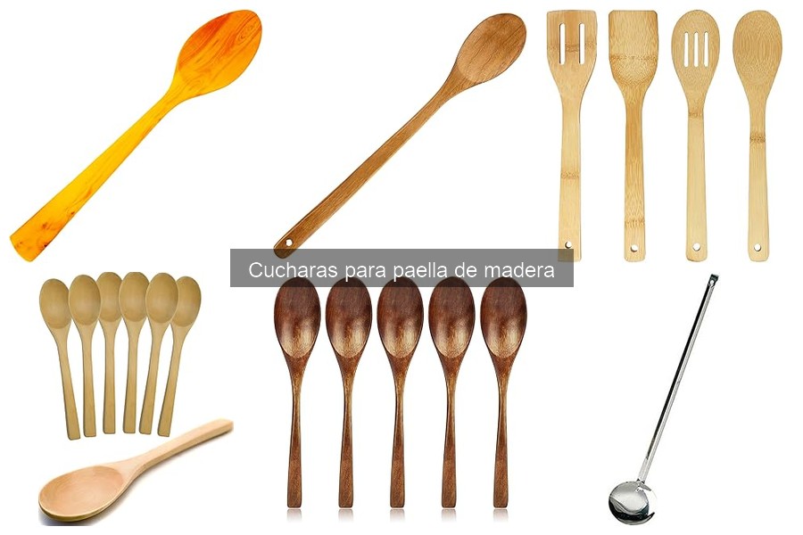 Comparativa: Cucharas de madera vs metálicas para paella