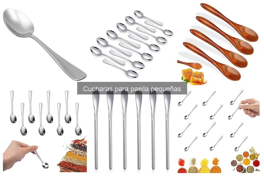 Comparativa: Cucharas para Paella Pequeñas vs. Grandes