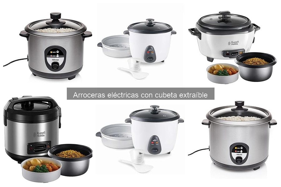Comparativa de Arroceras: ¿Con o Sin Cubeta Extraíble?