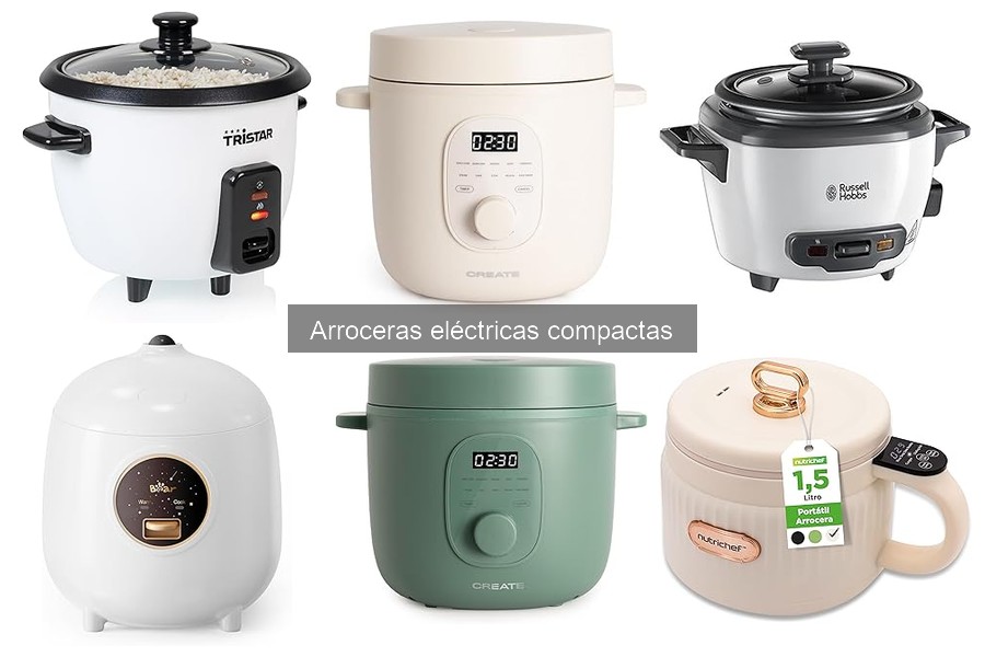 Comparativa de Arroceras Eléctricas Compactas y Tradicionales