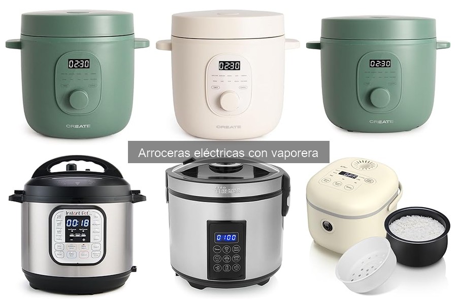 Comparativa de arroceras eléctricas con vaporera: ¿Cuál elegir?