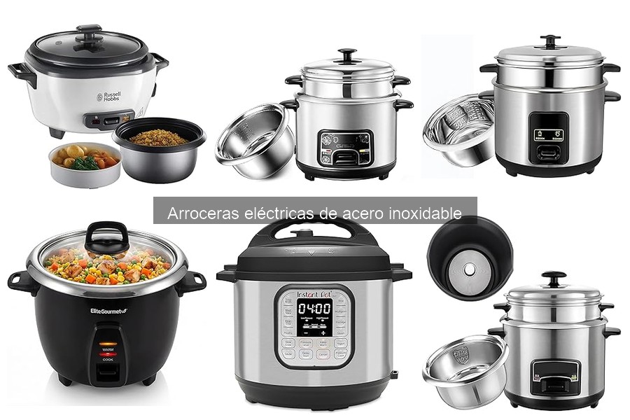 Comparativa de Arroceras Eléctricas de Acero Inoxidable y Otras