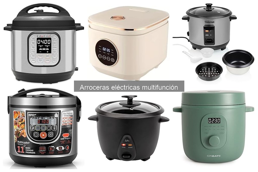 Comparativa de Arroceras Eléctricas Multifuncionales por Marca