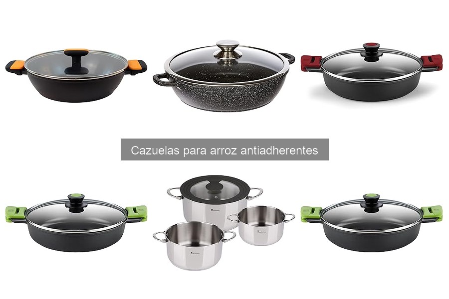Comparativa de Cazuelas Antiadherentes para Arroz 2023