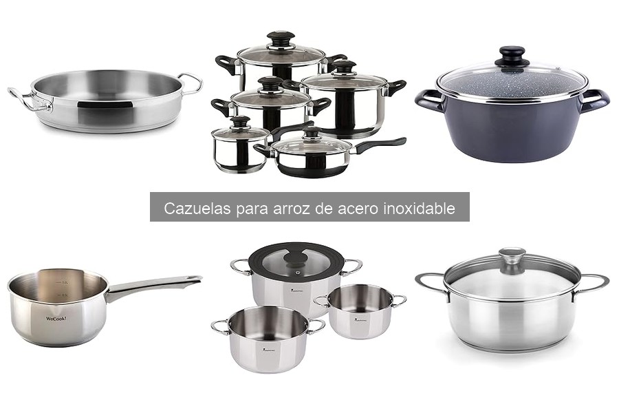 Comparativa de Cazuelas de Acero Inoxidable vs. Otros Materiales