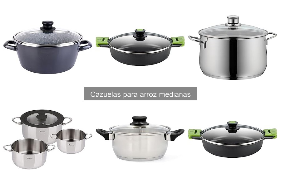 Comparativa de Cazuelas para Arroz Medianas: WMF vs Quid vs MAGEFESA