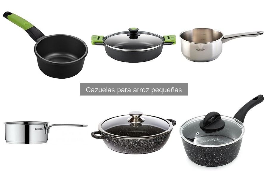 Comparativa de cazuelas pequeñas: acero inoxidable vs cerámica