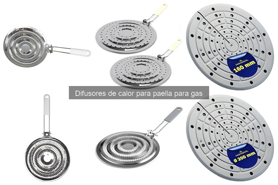 Comparativa de difusores de calor para paella: gas vs eléctricos