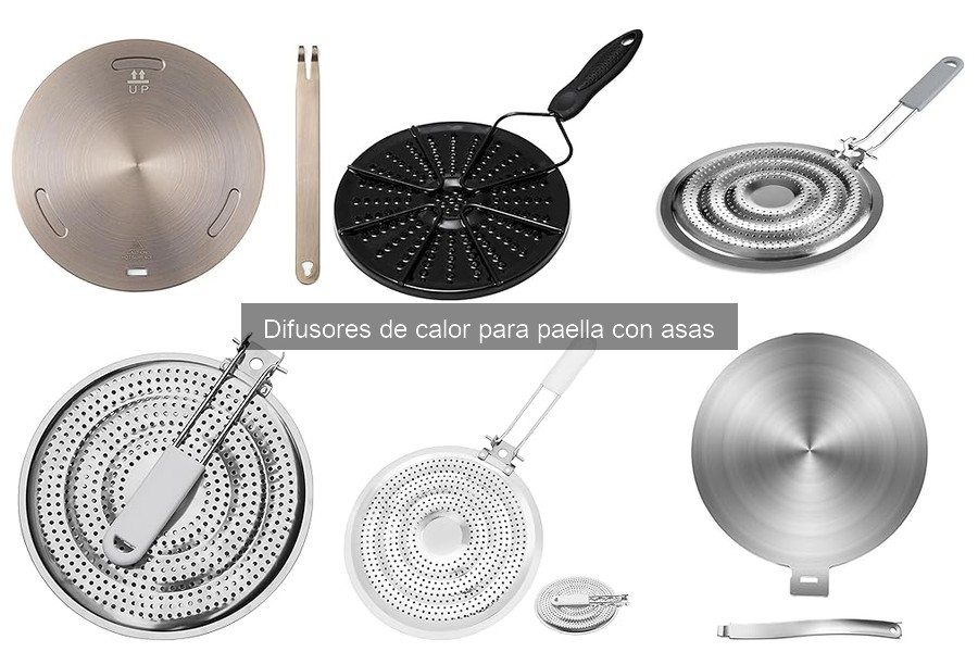 Comparativa de difusores de calor para paella: rendimiento y precio