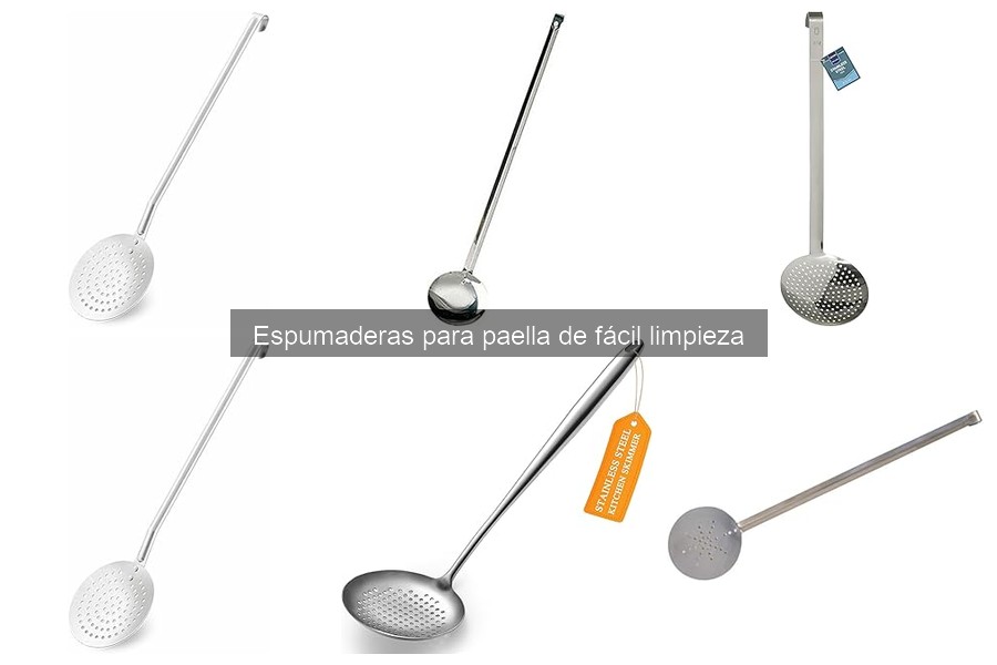 Comparativa de Espumaderas para Paella: Materiales y Limpieza