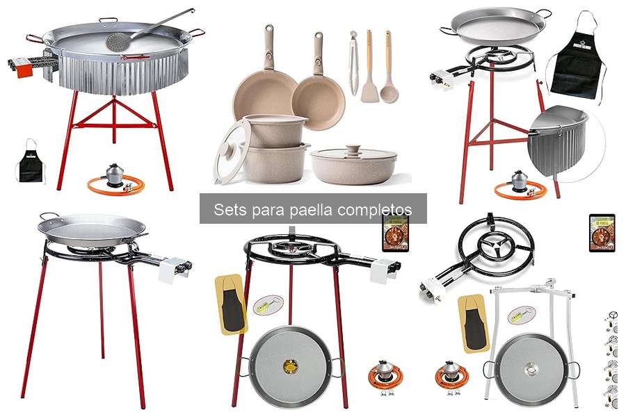 Comparativa de los Mejores Sets para Paella de 2023