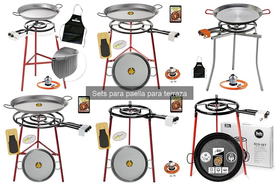 Comparativa de los mejores sets para paella para terraza