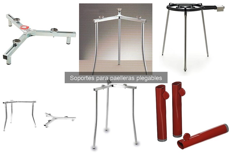 Comparativa de los mejores soportes para paelleras plegables