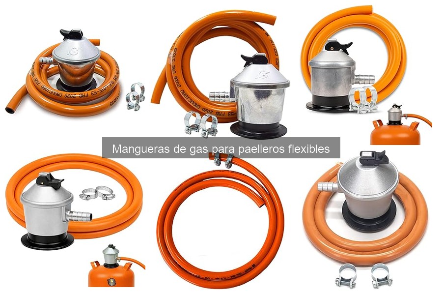 Comparativa de mangueras de gas flexibles vs rígidas para paelleros
