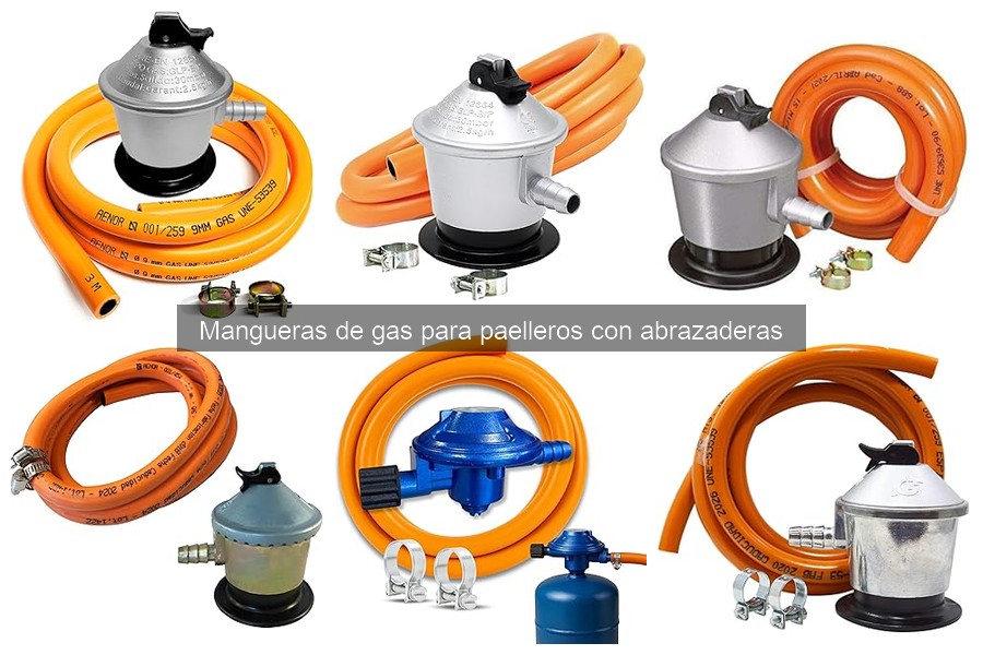 Comparativa de mangueras de gas para paelleros de distintas marcas