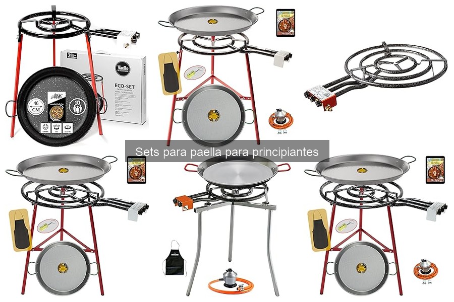 Comparativa de materiales en sets para paella