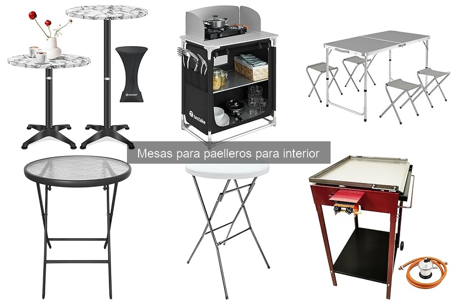 Comparativa de mesas para paelleros: calidad y precio