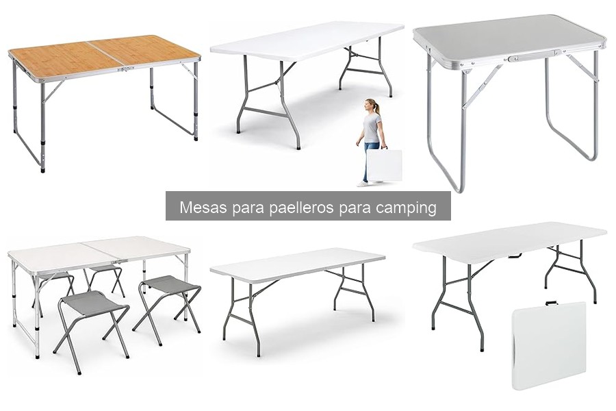 ** Comparativa de Mesas para Paelleros de Camping: Mejores Opciones