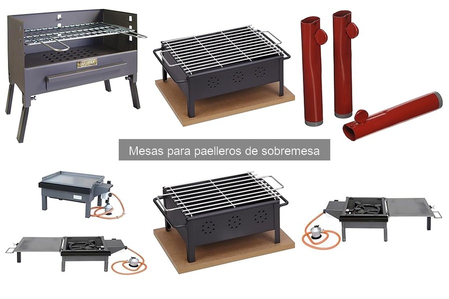 Comparativa de Mesas para Paelleros de Sobremesa: Mejores Opciones