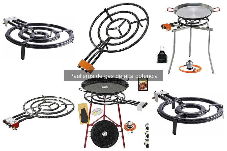 Comparativa de paelleros de gas de alta potencia