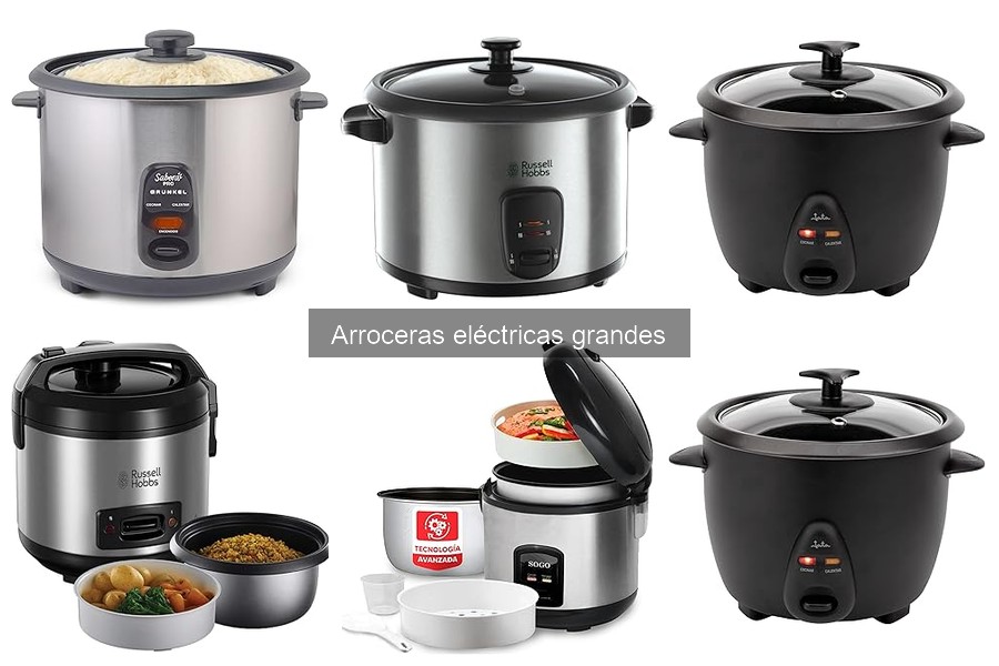 Comparativa de Precios de Arroceras Eléctricas Grandes
