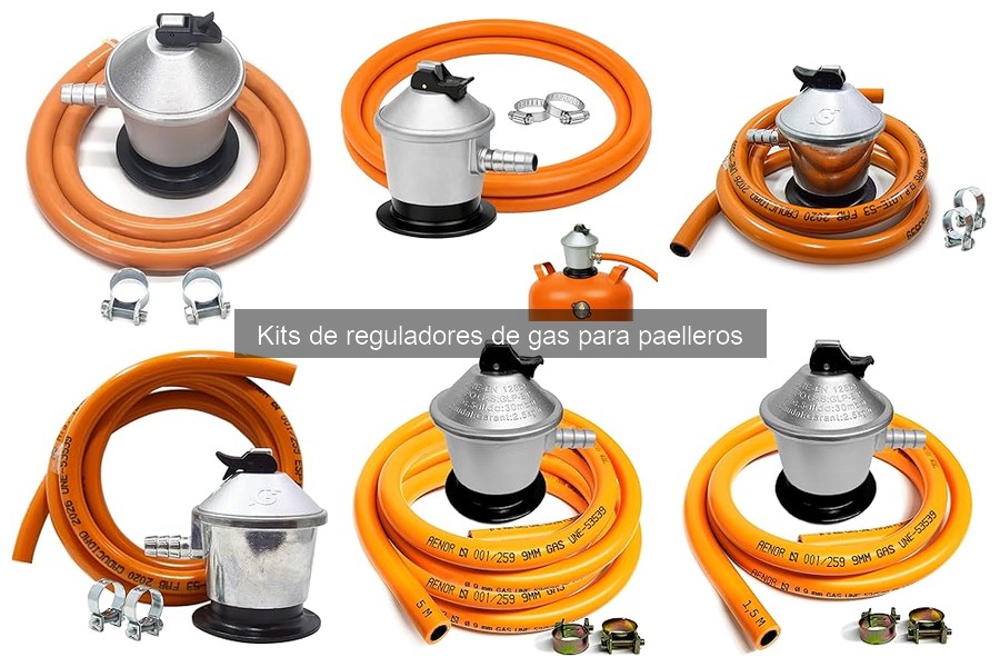 Comparativa de precios de kits de reguladores de gas para paelleros