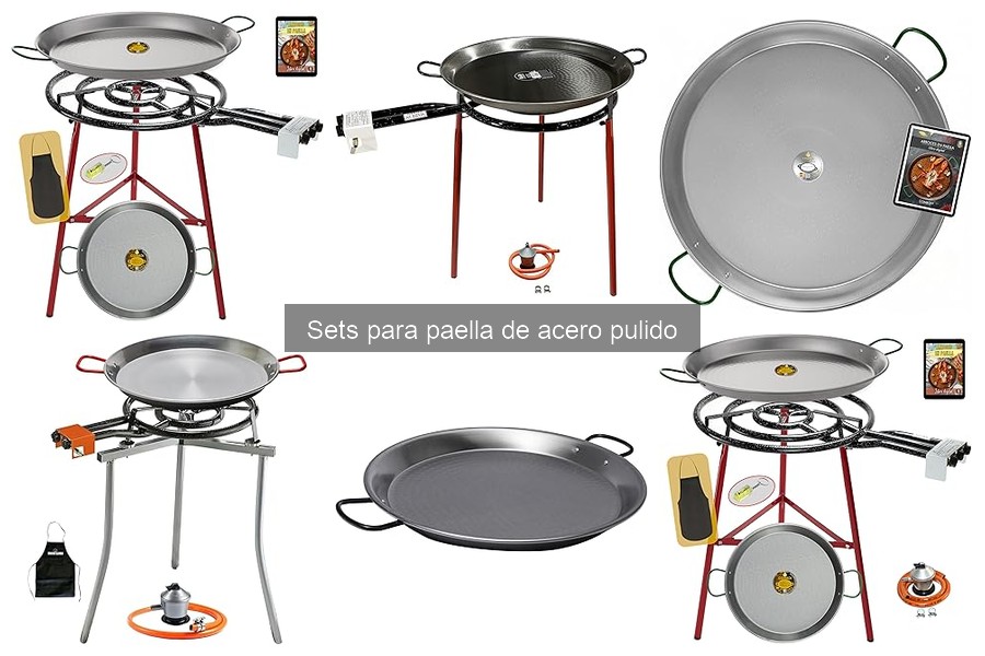 Comparativa de Sets para Paella de Acero Pulido