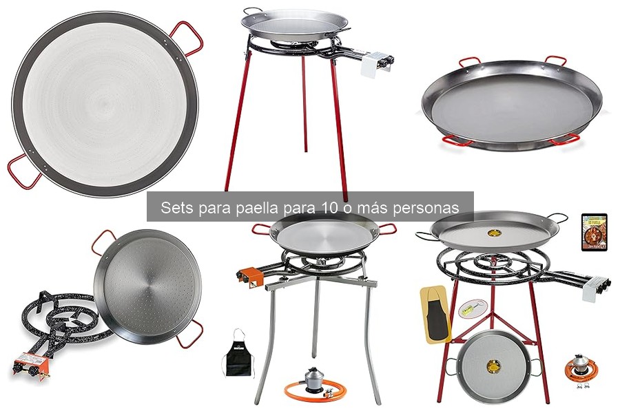 Comparativa de Sets para Paella: Materiales para Grandes Grupos
