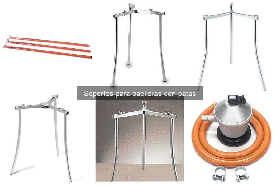 Comparativa de soportes para paelleras: metal, madera y plástico