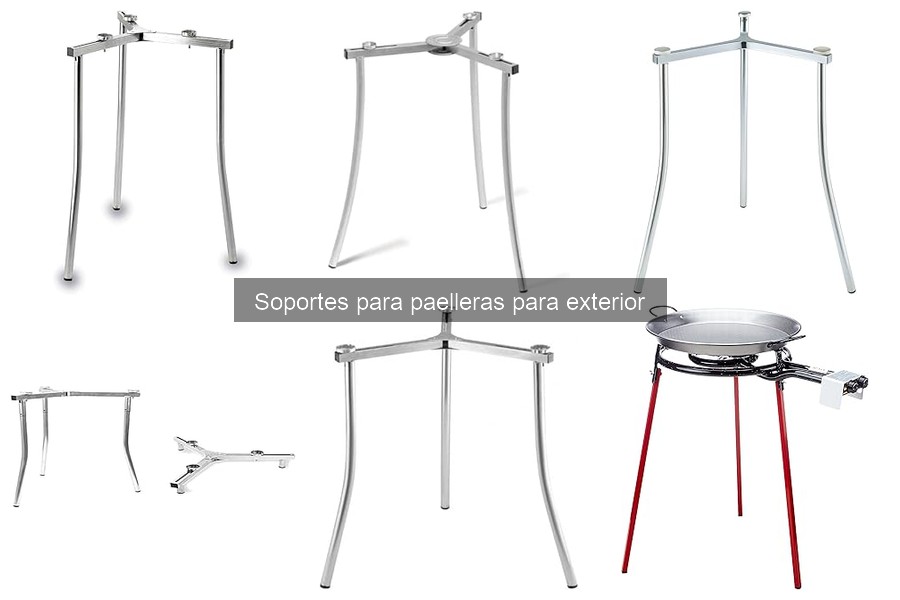 Comparativa de soportes para paelleras: Vitrokitchen, Garcima y Castevia