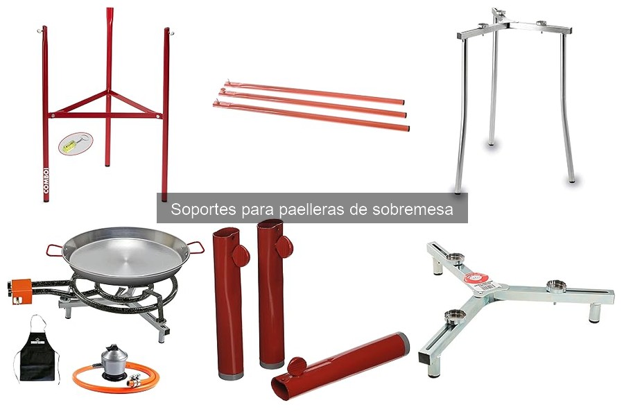 Comparativa de Soportes para Paelleras y Utensilios de Cocina