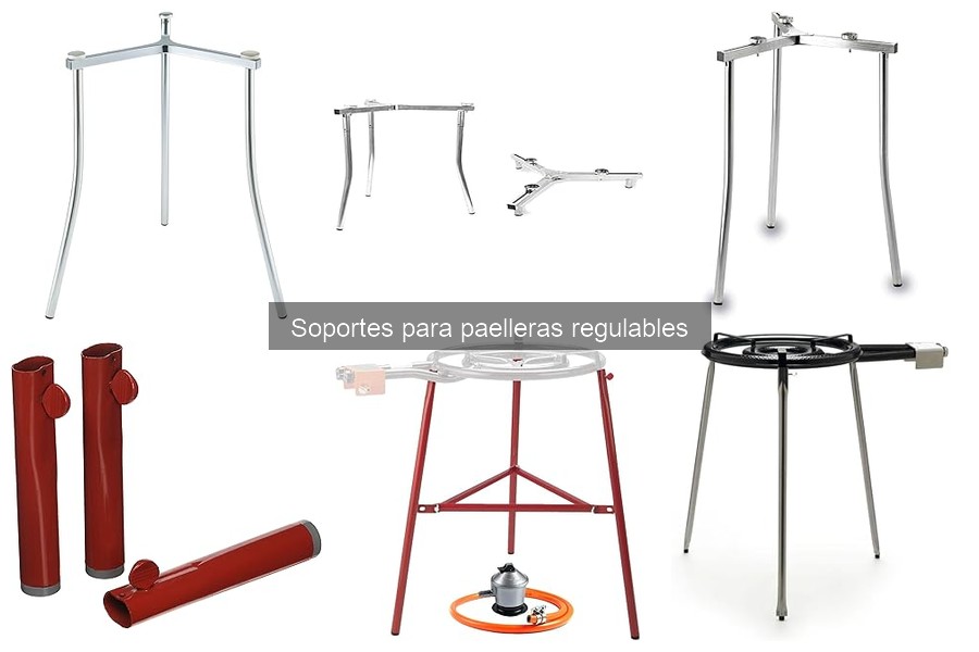 Comparativa de Soportes Regulables y Fijos para Paelleras