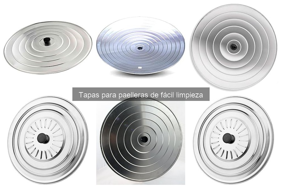 Comparativa de tapas para paelleras: con y sin asas