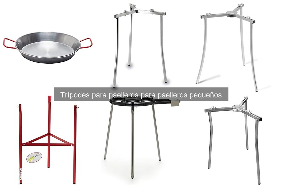 Comparativa de Trípodes de Acero y Aluminio para Paelleros