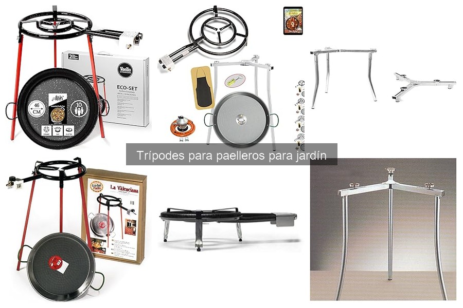 Comparativa de trípodes para paelleros: Alises vs Genérico vs COMBOI