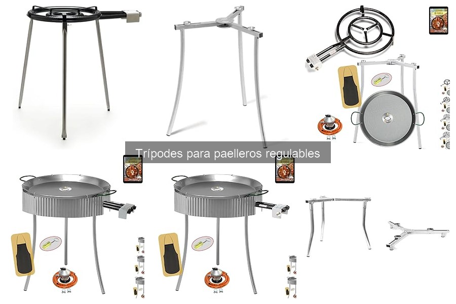 Comparativa de trípodes para paelleros según precio y calidad