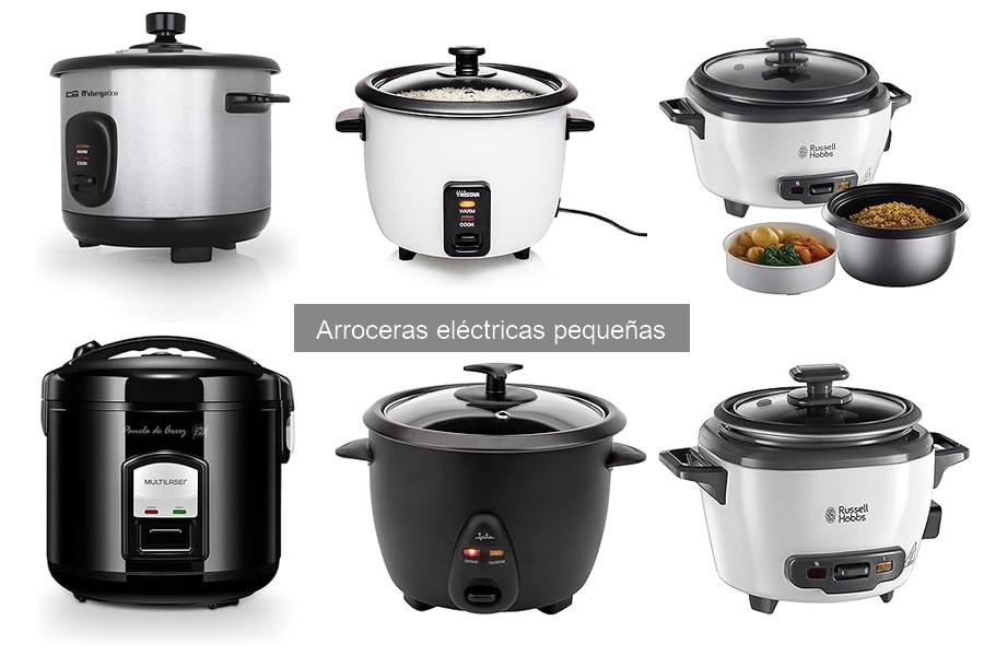 Comparativa entre arroceras eléctricas pequeñas y grandes