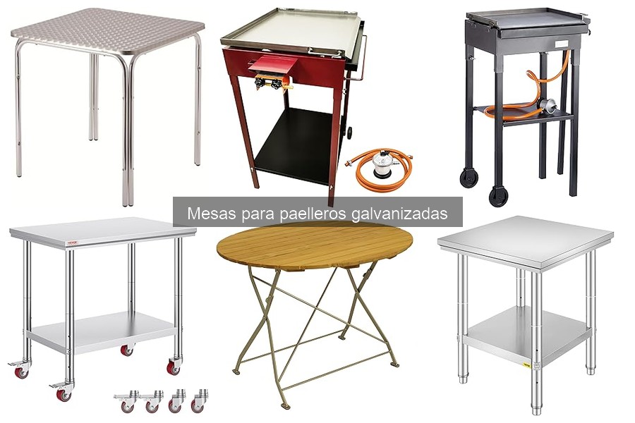 Comparativa: Mesas para Paelleros Galvanizadas vs Plegables