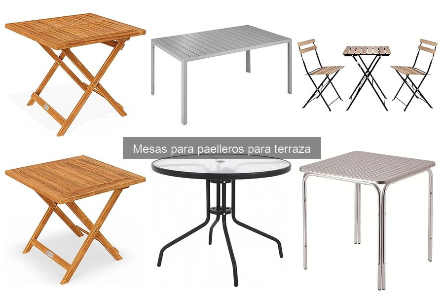 Comparativa: Mesas para paelleros vs. Mesas de comedor