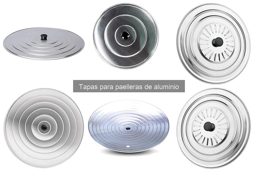 Compatibilidad de tapas con paelleras de aluminio
