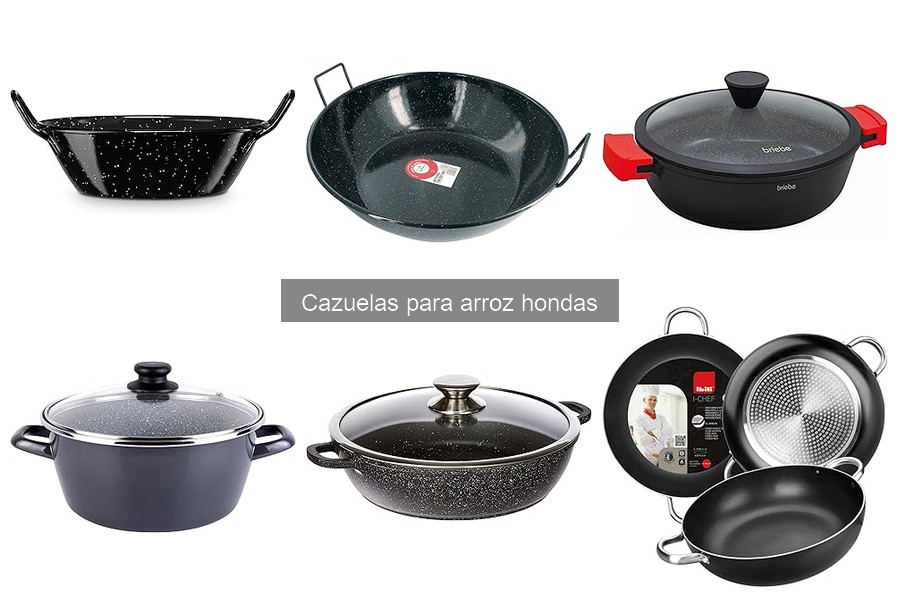 Comprar cazuelas para arroz hondas: mejores opciones 2023