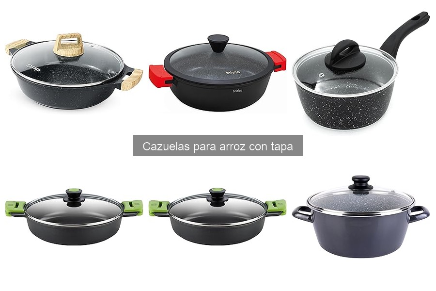Compras inteligentes: Cazuelas para arroz con tapa a buen precio