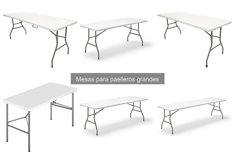 Consejos de mantenimiento para mesas de paelleros grandes