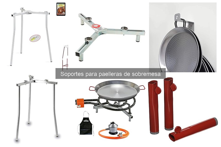 Consejos para elegir soportes de paelleras de sobremesa