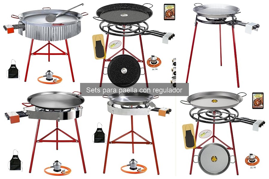 Consejos para limpiar y mantener sets para paella con regulador