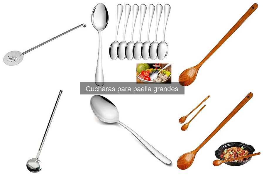 Consejos para prolongar la vida de cucharas para paella grandes