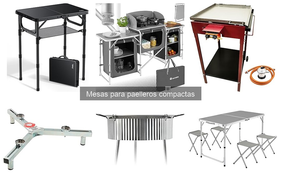 Consejos para usar tu mesa para paelleros compacta